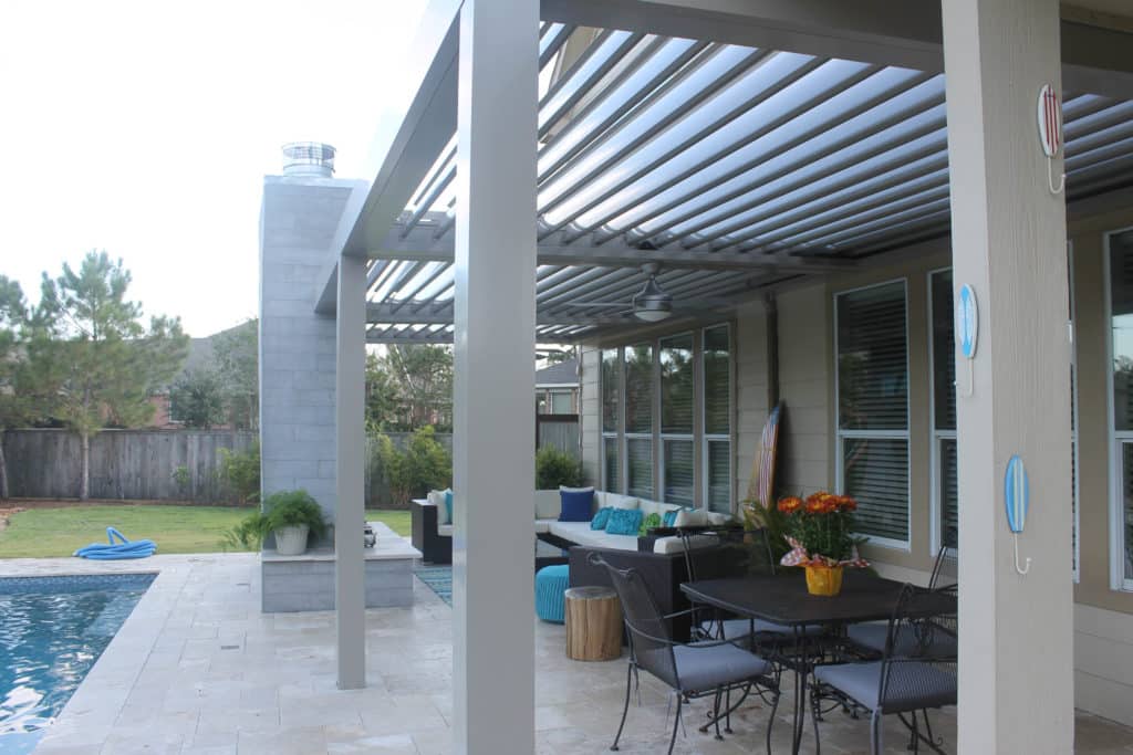 Conroe Louvered Roof​